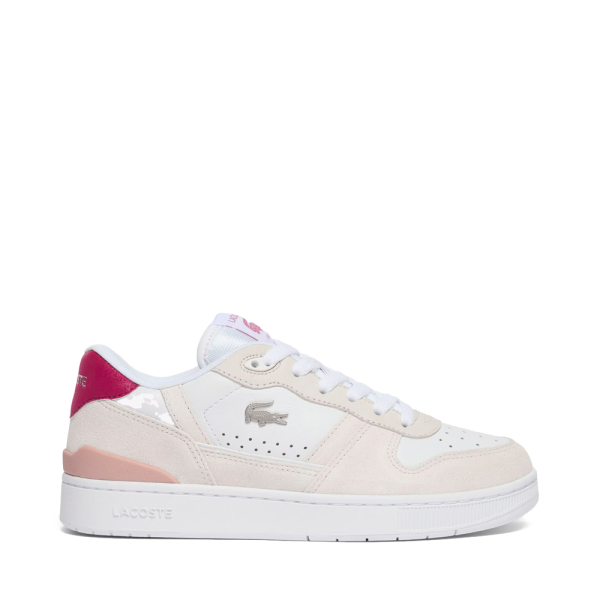 Lacoste Baskets en daim clip en T - 38 Blanc Beige- Ref 91 €