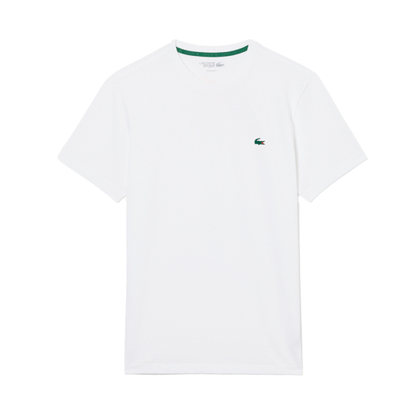 Lacoste T-shirts Blanc - T-shirt de sport ultra-sec motif crocodile - XXL - Ref 49 €