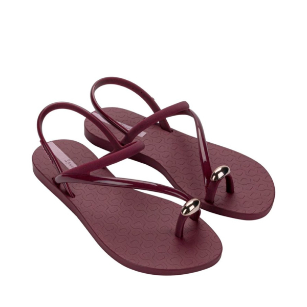 Ipanema Sandales anneaux glamour - 4142 Bordeaux- Ref 22 €