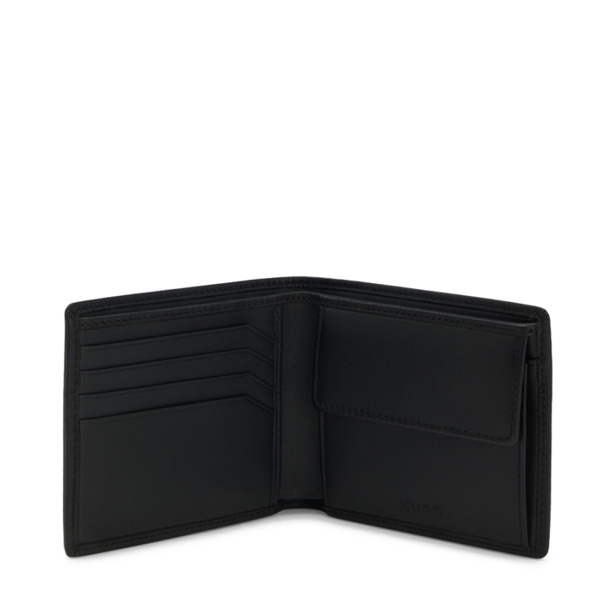 portafoglio-pieghevole-in-pelle-martellata-con-logo-in-rilievo