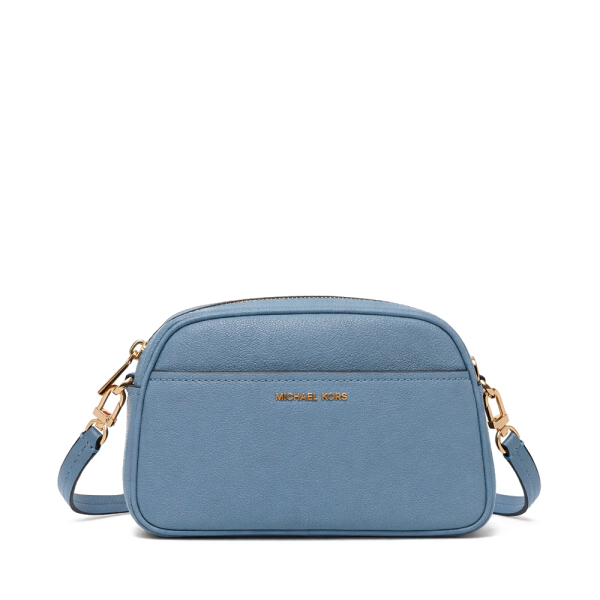 Michael Kors Petit sac bandoulire en cuir pour appareil photo Jet Set - U Bleu- Ref 131 €