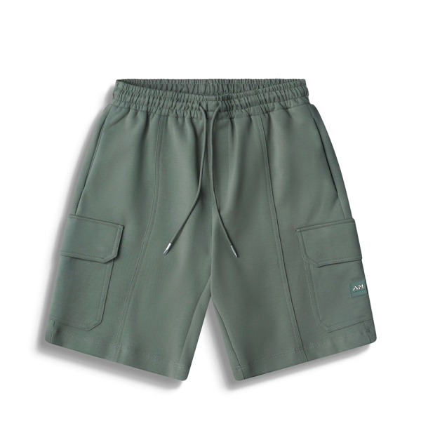 Antony Morato  Pantalons Vert - Short en coton mélangé coupe classique avec poches - L - Ref.