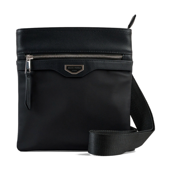 Antony Morato Sac messager en nylon et similicuir - U Noir- Ref 62 €