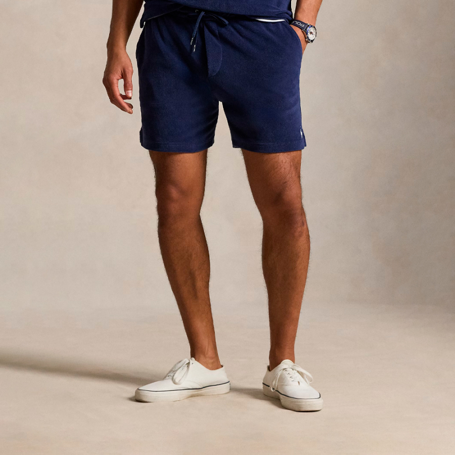 terry-cloth-drawstring-shorts