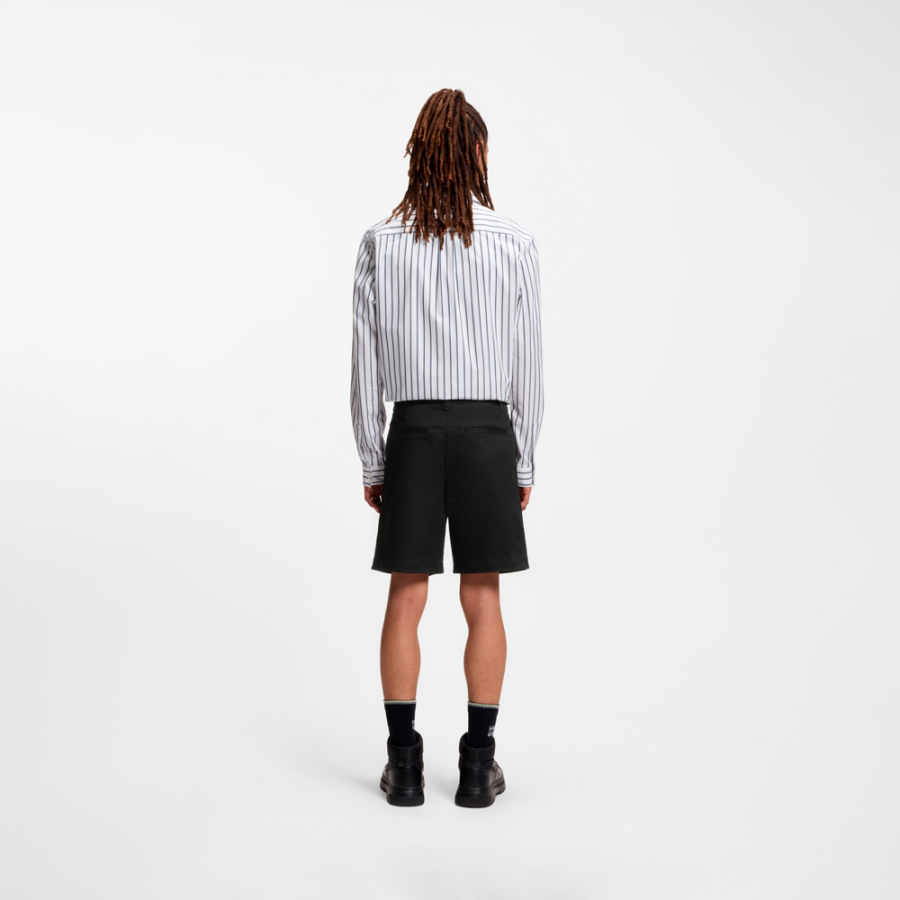 shorts-ajustados-de-sarga-de-algodon-elastico