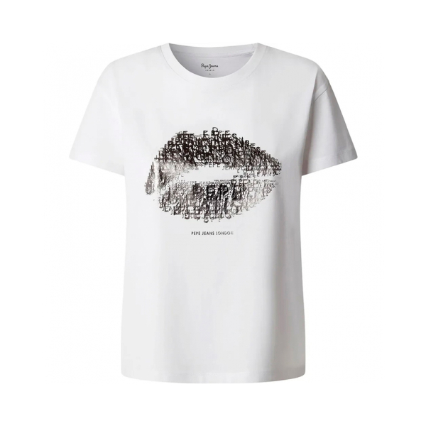 Pepe Jeans T-shirts hauts et polos Blanc - T-shirt imprim - S - Ref 26 €