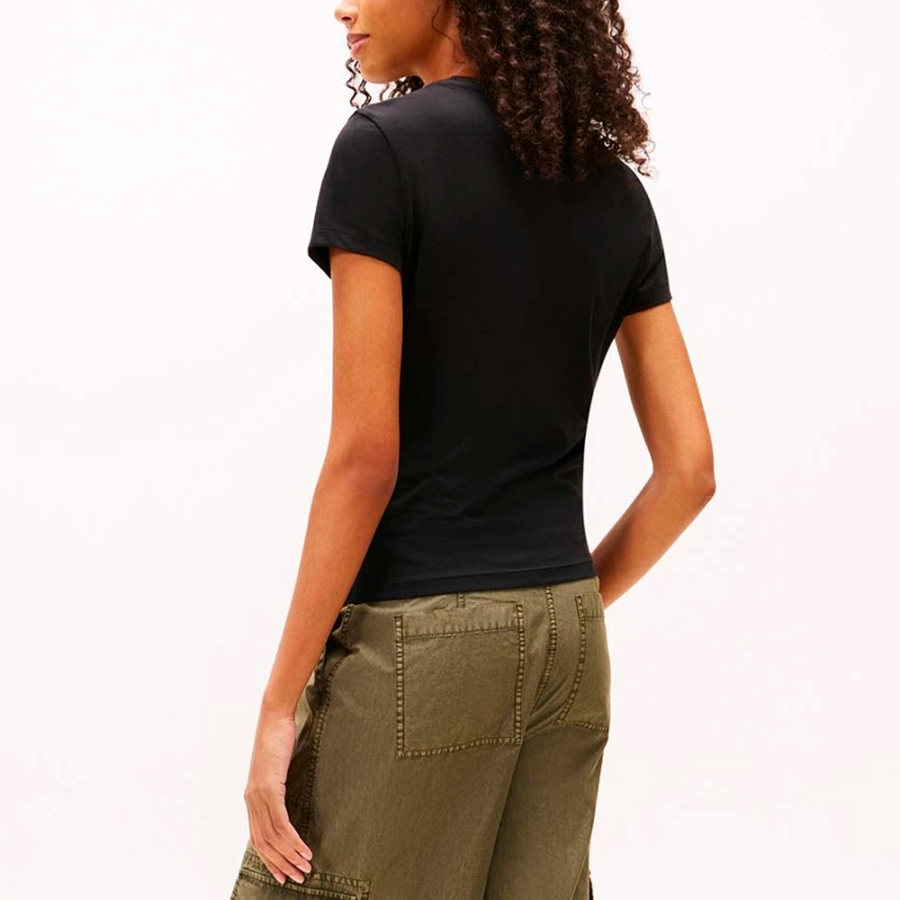 t-shirt-slim-fit-avec-imprime-de-marque