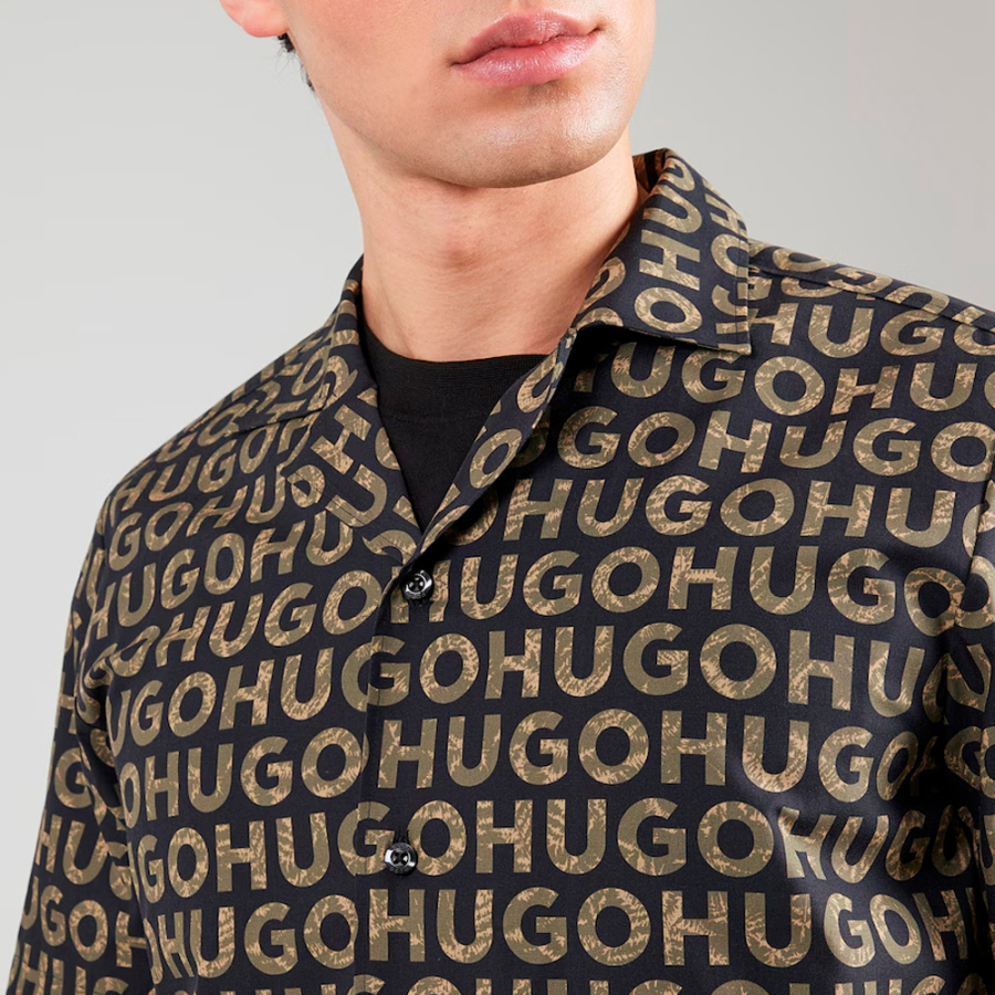 camisa-relaxed-fit-con-logo-estampado camisa-relaxed-fit-con-logo-estampado