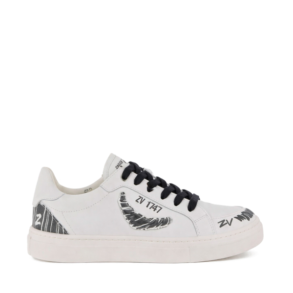 Zadig Voltaire Baskets X60605 - 36 Noir Blanc- Ref 103 €