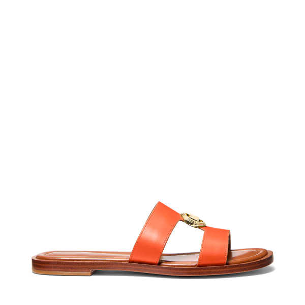 Michael Kors Sandales plates Erin - 36 Orange- Ref 81 €