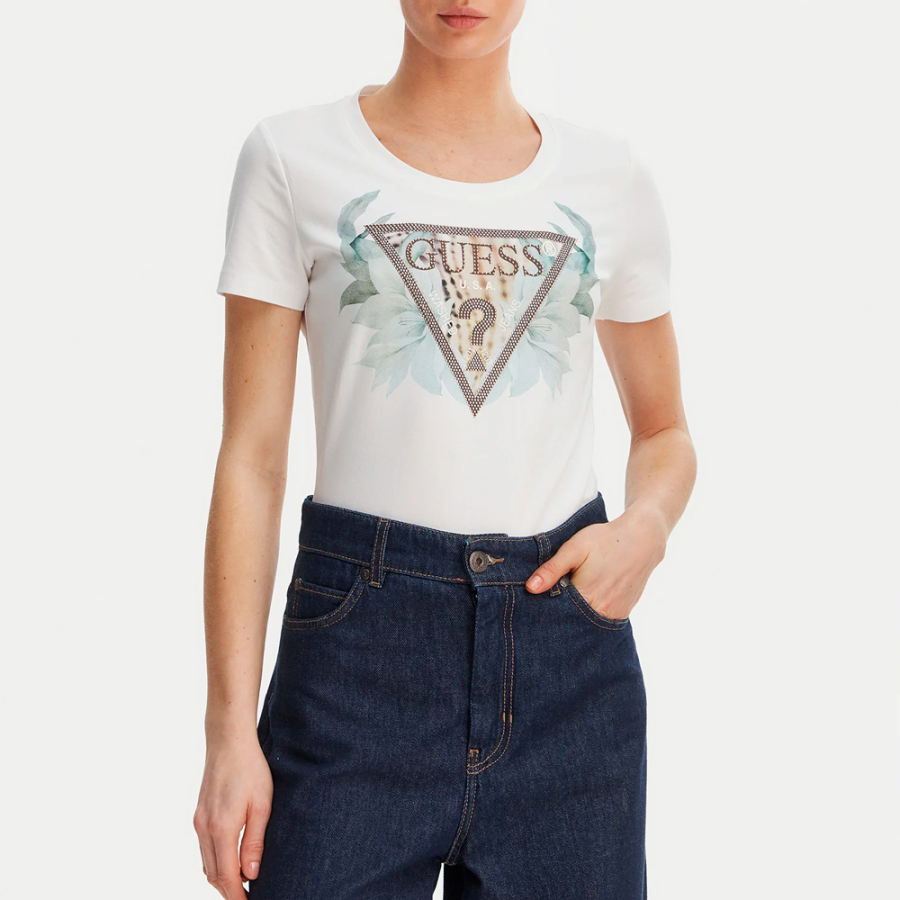 t-shirt-triangle-fleuri