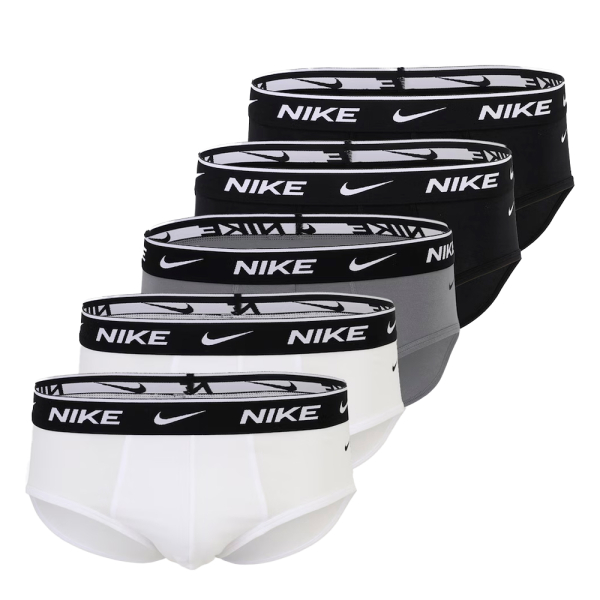 Nike Underwear Sous-vtements Multicolore - LOT DE 5 SLIPS EN COTON EXTENSIBLE - XL - Ref 44 €