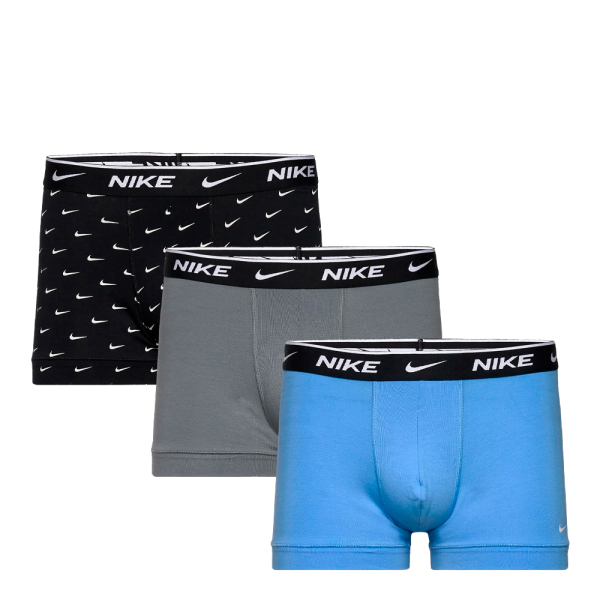 Nike Underwear Sous-vtements Multicolore - Lot de 3 boxers en coton stretch essentiels - L - Ref 30 €