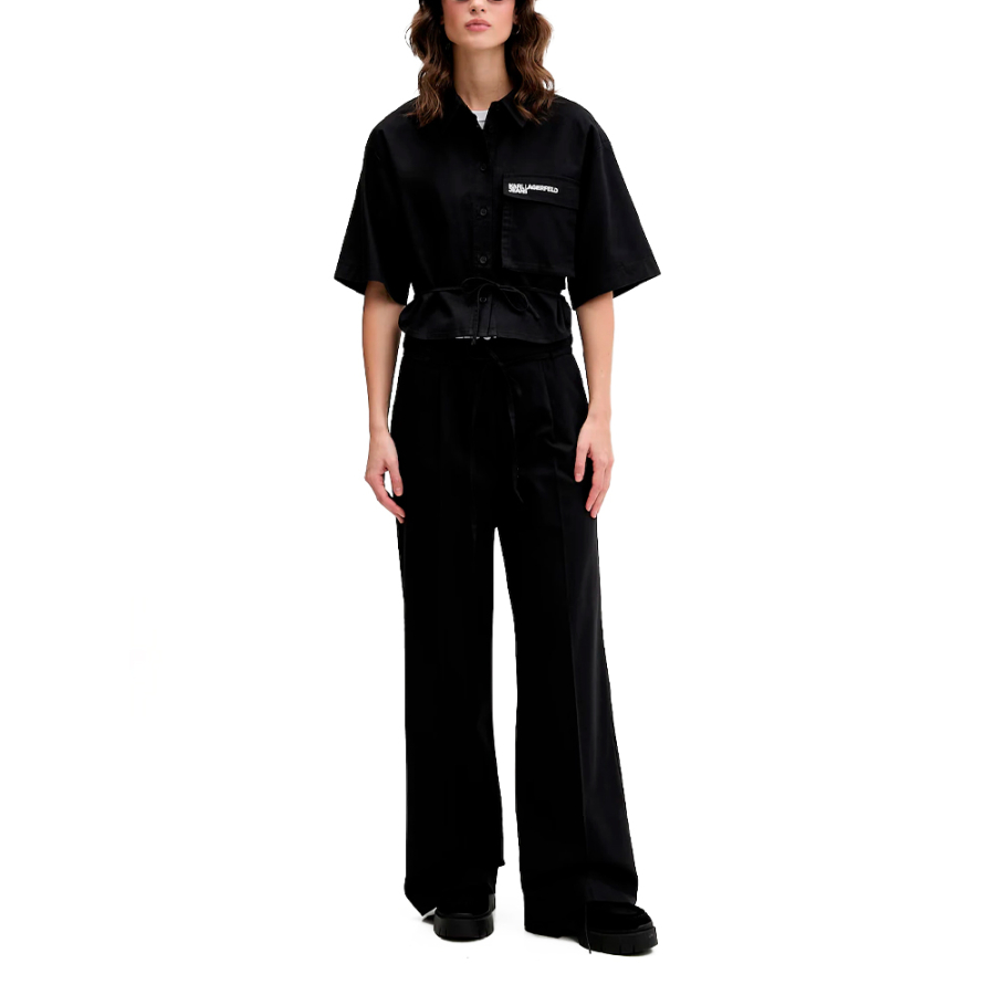 pantaloni-con-logo-a-pieghe pantaloni-con-logo-a-pieghe