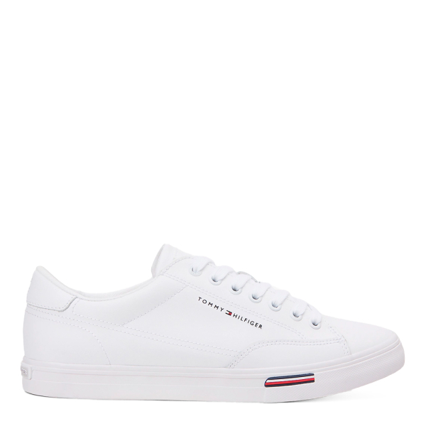 Tommy Hilfiger Baskets en cuir avec une semelle intermdiaire distinctive - 41 Blanc- Ref 75 €