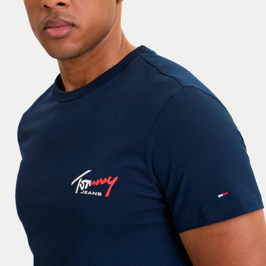 camiseta-slim-de-punto-con-logo camiseta-slim-de-punto-con-logo