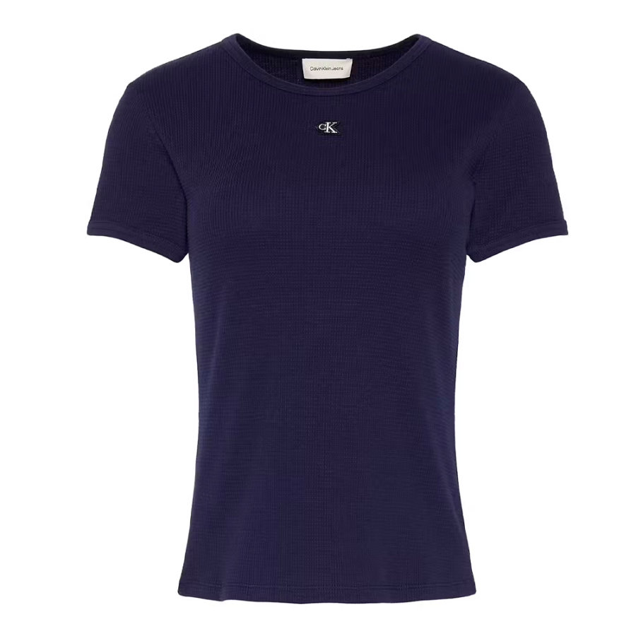 t-shirt-slim-a-ecusson-monogramme