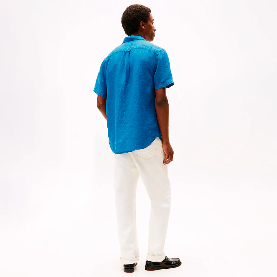 short-sleeved-shirt-in-washed-effect-linen
