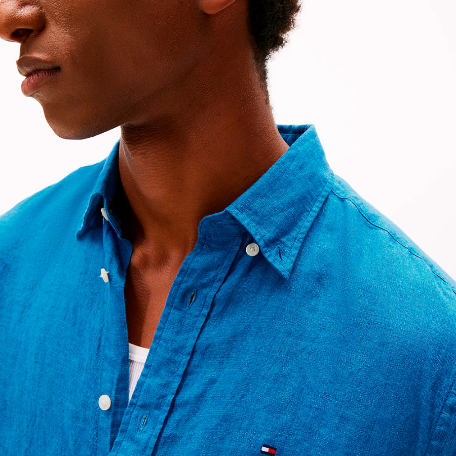 short-sleeved-shirt-in-washed-effect-linen