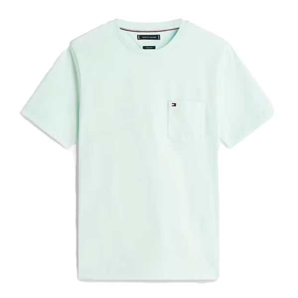 Tommy Hilfiger T-shirts Vert - T-shirt en maille col rond - XL - Ref 37 €