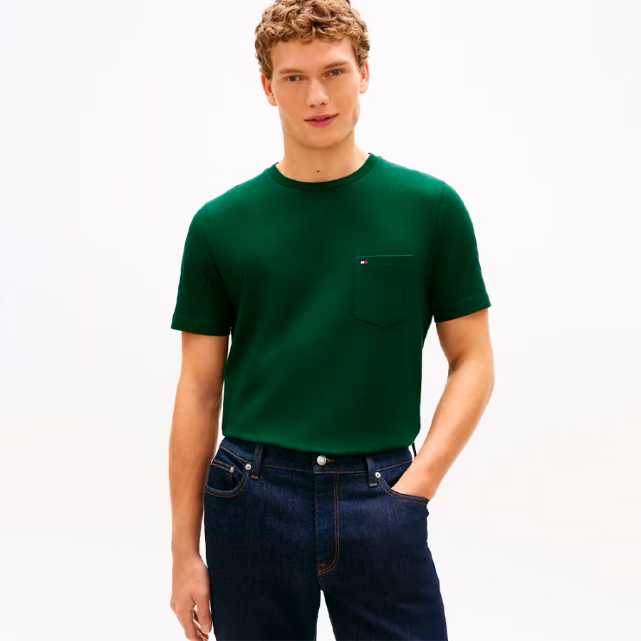 t-shirt-en-maille-a-col-rond