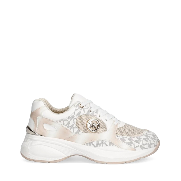 Michael Kors Baskets Zuma pour enfants et adolescents - 35 Blanc Beige- Ref 90 €