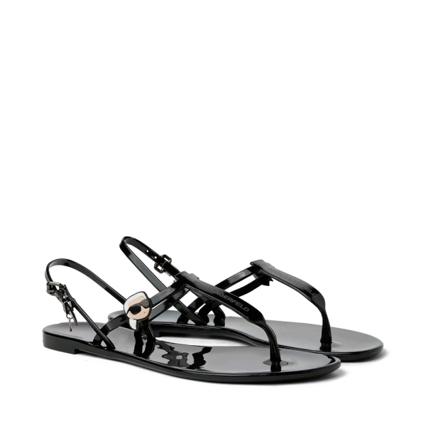 Karl Lagerfeld Sandales en caoutchouc Ikon NFT - 39 Noir- Ref 72 €