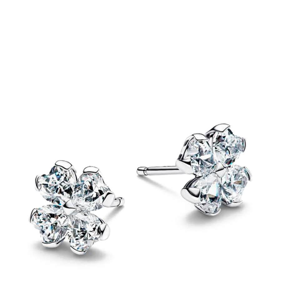 sparkling-lucky-clover-stud-earrings-294500c01 sparkling-lucky-clover-stud-earrings-294500c01