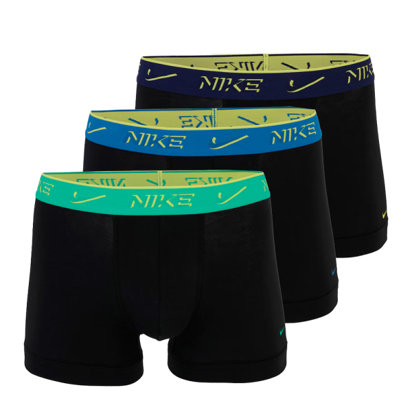 Nike Underwear Sous-vtements Noir - PACK DE 3 BOXERS NQ00KE1284 - S - Ref 30 €