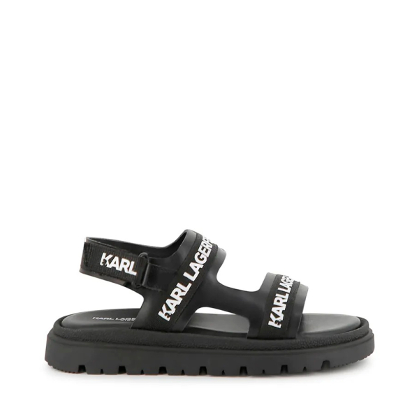 Karl Lagerfeld Sandales Z31176 pour enfants et adolescents - 36 Noir- Ref 64 €