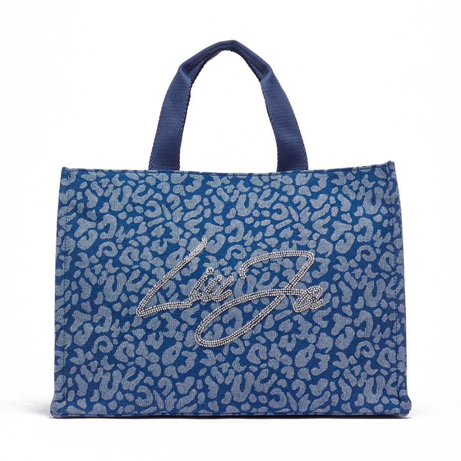 large-denim-tote-bag-with-animal-print large-denim-tote-bag-with-animal-print