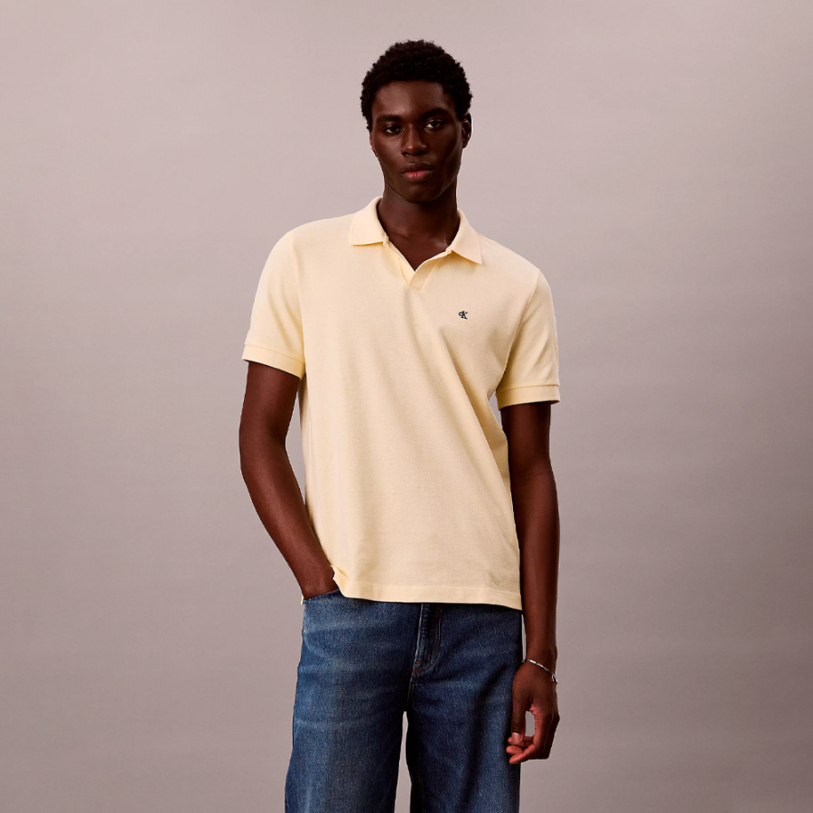 polo-en-pique-de-coton-a-col-ouvert