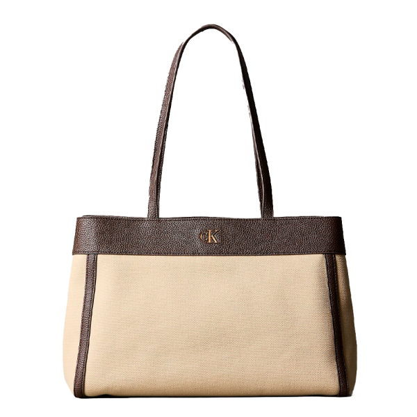 Calvin Klein CK BOLSO LV04F3503G XSJ TU CANVAS MEDIUM KHAKI - U Beige- Ref 112 €