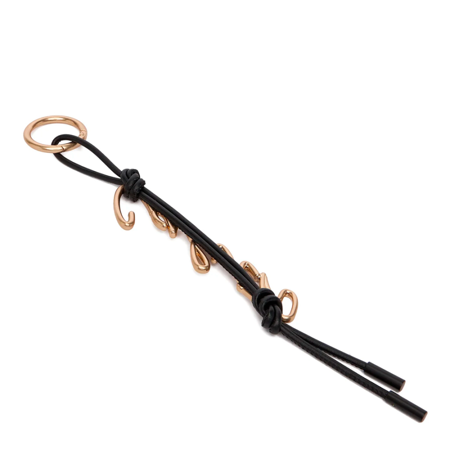 knotted-script-charm-keychain