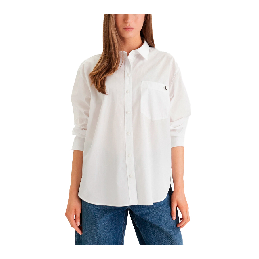 chemise-en-pop-line-de-coton-decontractee