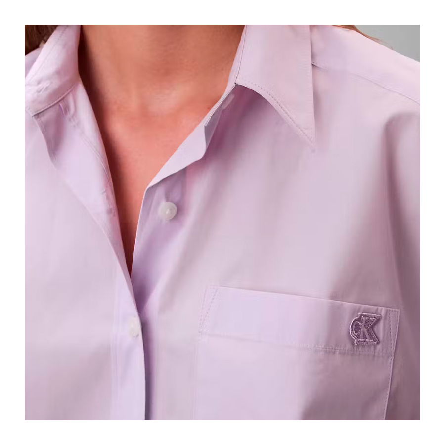 chemise-courte-en-poplin-de-coton