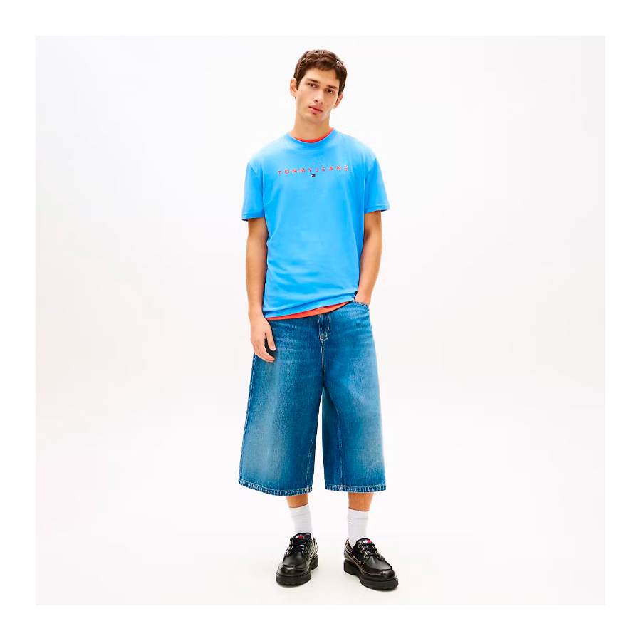 knit-t-shirt-with-embroidered-linear-logo