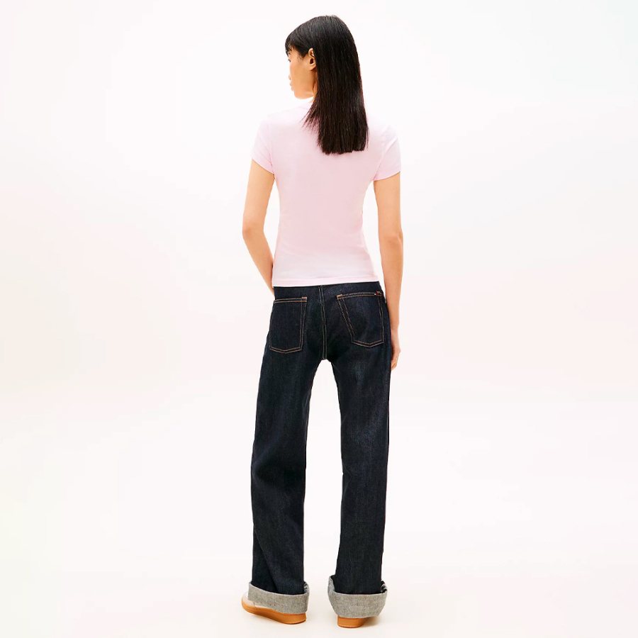 t-shirt-en-maille-fine-avec-logo-ondule