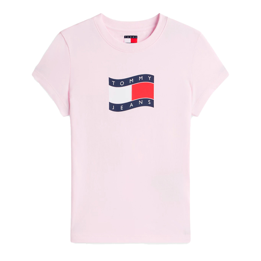 t-shirt-en-maille-fine-avec-logo-ondule