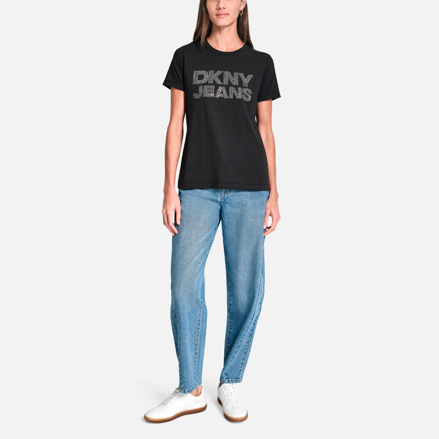 t-shirt-a-oeillets-avec-logo-domestud-jeans t-shirt-a-oeillets-avec-logo-domestud-jeans