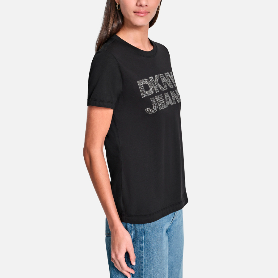 t-shirt-a-oeillets-avec-logo-domestud-jeans t-shirt-a-oeillets-avec-logo-domestud-jeans