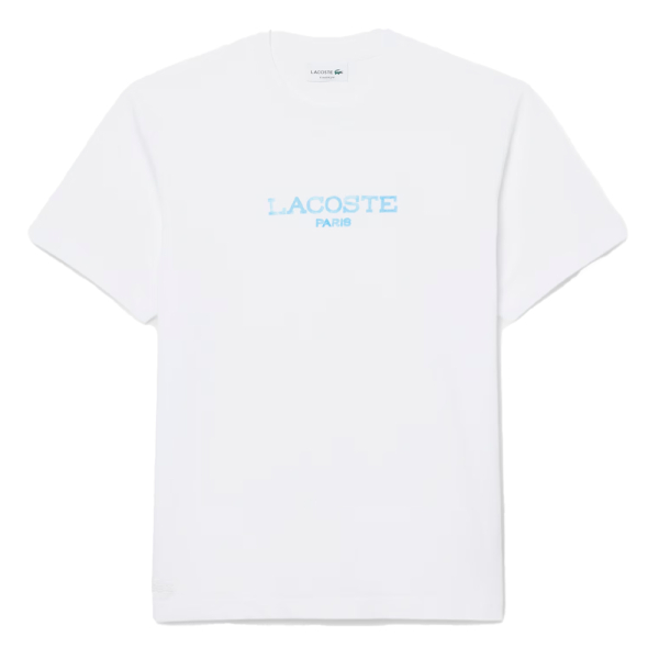 Lacoste T-shirts Blanc - T-shirt en coton imprim - L - Ref 49 €