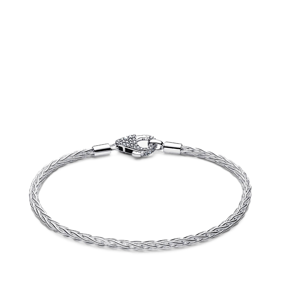moments-bracelet-herringbone-chain-with-pave-clasp-594462c01 moments-bracelet-herringbone-chain-with-pave-clasp-594462c01