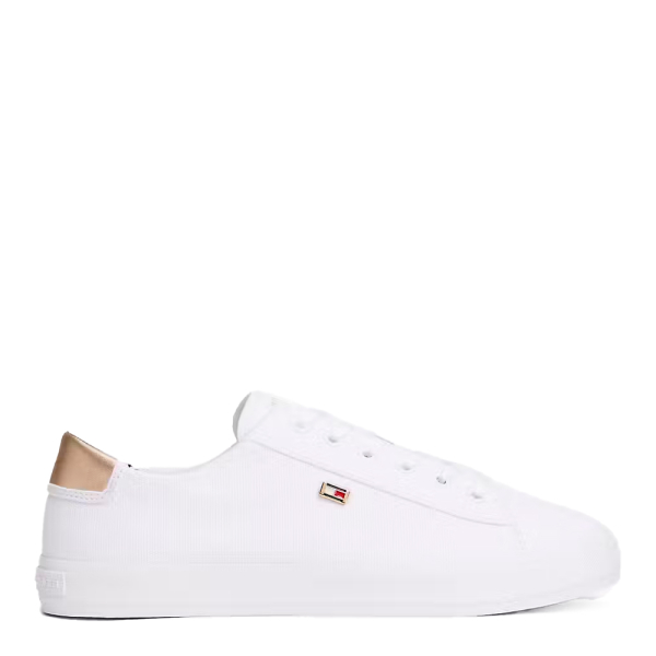 Tommy Hilfiger CHAUSSURE LACETS EN TOILE VULC - 37 Blanc- Ref 60 €
