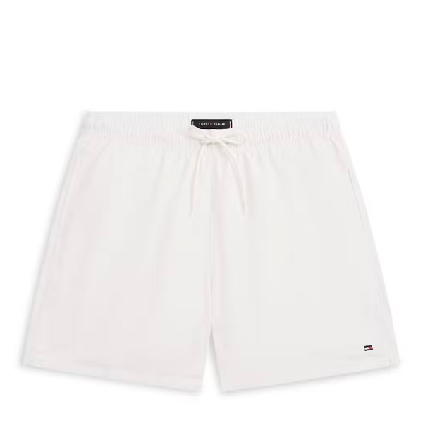 Tommy Hilfiger Vtements de bain Beige - Maillot de bain mi-long avec logo brod - S - Ref 45 €