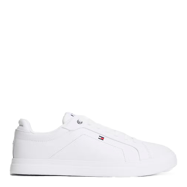 Tommy Hilfiger Hilfiger Icon Leder-Tennisschuhe - 41 Weiß- Ref.