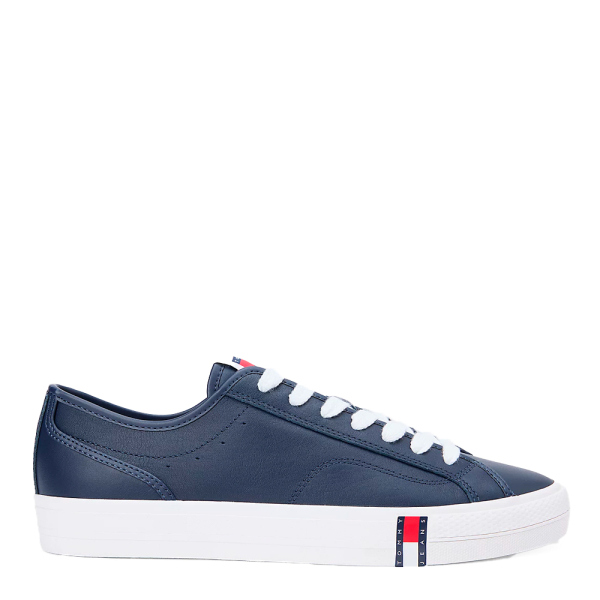 Tommy Hilfiger Baskets en cuir avec logo Archive - 43 Bleu marine- Ref 70 €