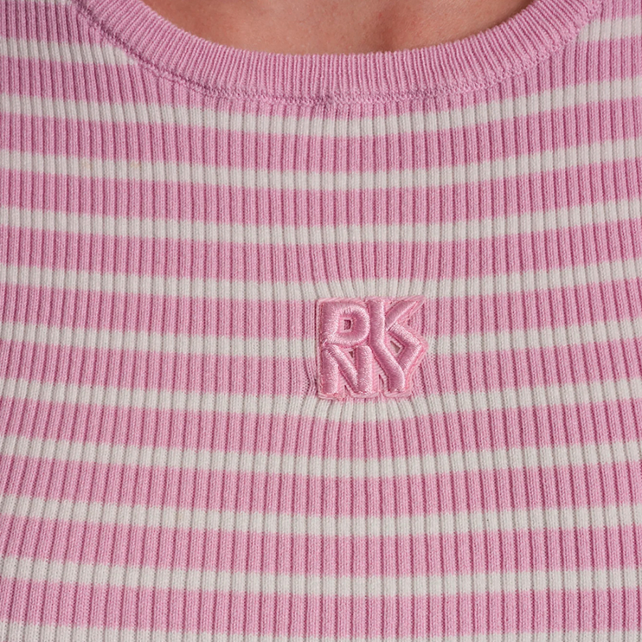 t-shirt-raye-a-col-rond