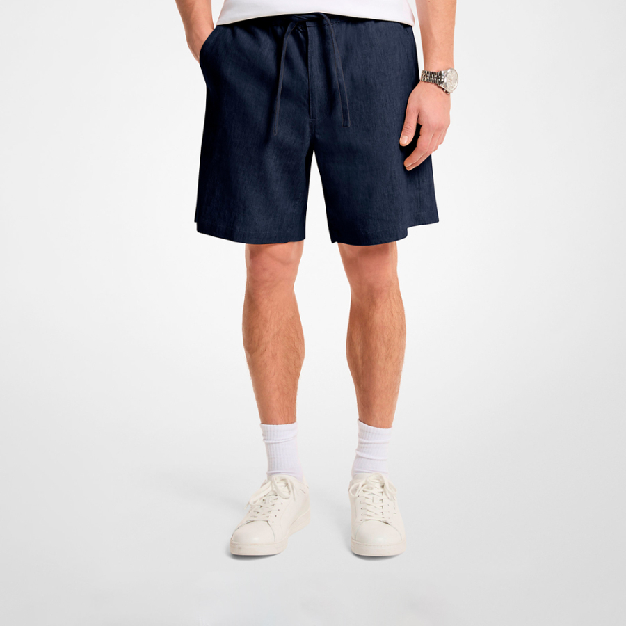 short-en-lin-melange