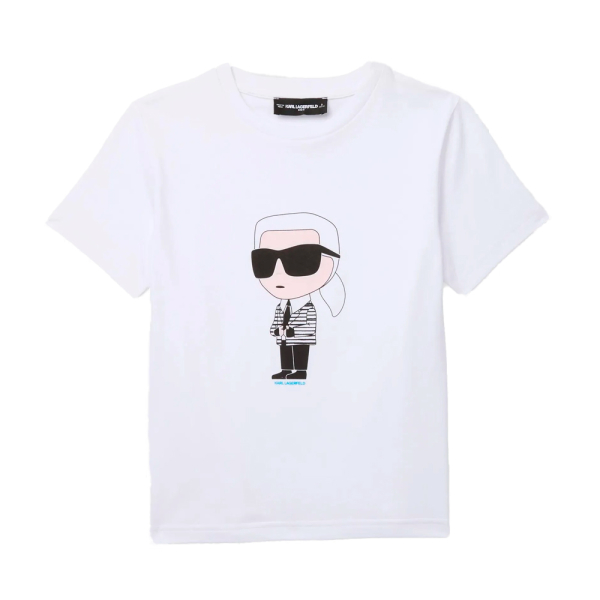 Karl Lagerfeld T-shirts et tops Blanc - T-shirt Ikon KIDS - 14A - Ref 38 €